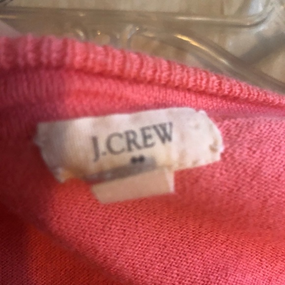 J. Crew Pink V-neck Sweater - 100% cotton - Picture 3 of 6
